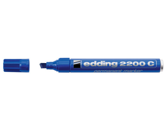 Huopakynä Edding 2200C permanent 1-5 mm sininen