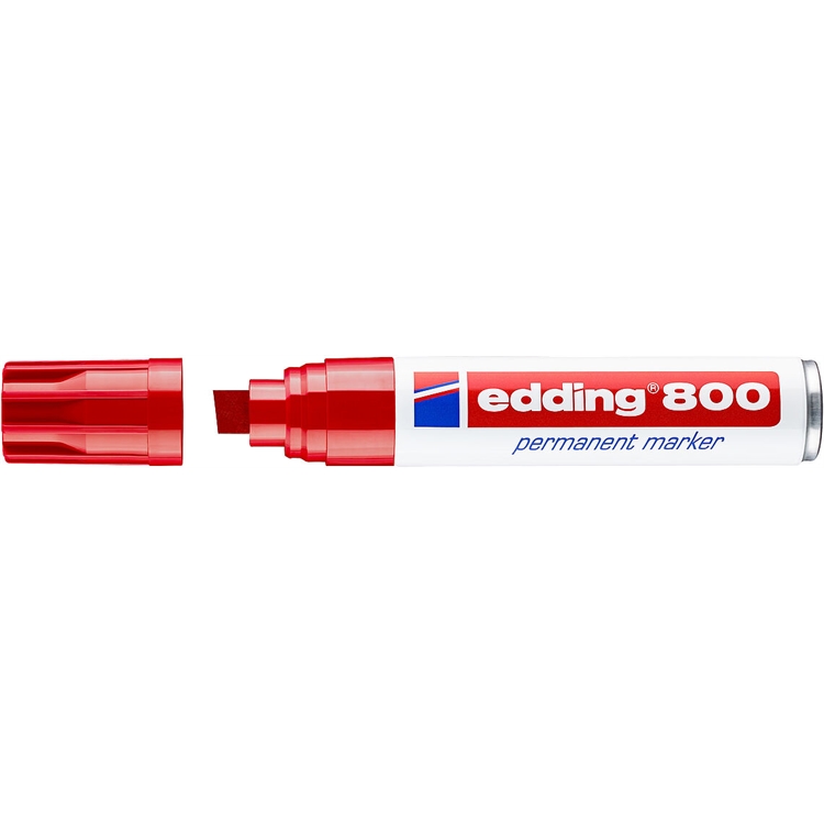 Huopakynä Edding 800 permanent 4-12 mm punainen