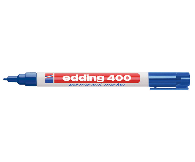Huopakynä Edding 400 permanent 1 mm sininen