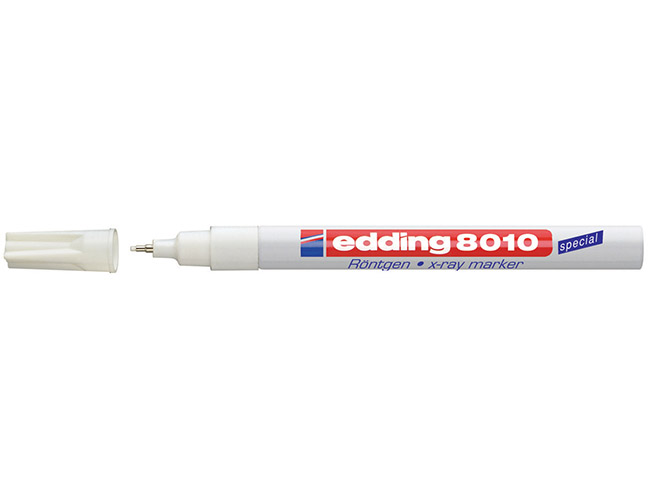 Röntgenmerkintäkynä Edding 8010 X-Ray Marker 0,8 mm valk