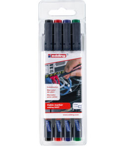 Merkintäkynä Edding 8407 Cable Marker 0,3 mm värilaj 4 kpl