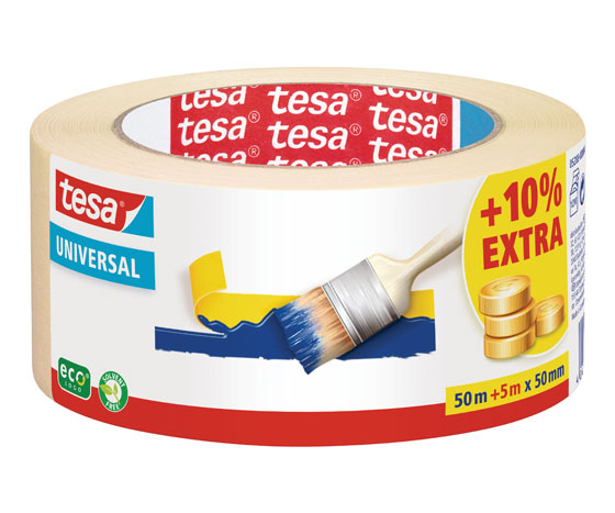 Maalarinteippi tesa ecoLogo Economy 50 mm x 50 m