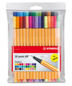 Kuitukärkikynä STABILO Point 88 värilajitelma /25+5