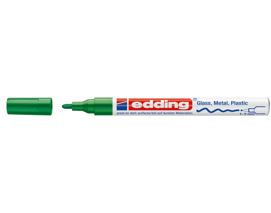 Maalikynä Edding 751 permanent 1-2 mm vihreä