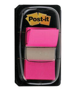 Teippimerkki Post-it Index 25,4 x 43,2 mm pinkki /50