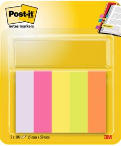 Teippimerkki Post-it 670-5 15 x 50 mm värilajitelma /500