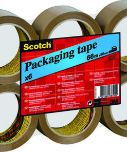 Pakkausteippi Scotch 371 50 mm x 66 m ruskea /6