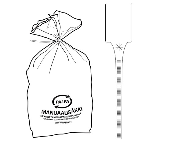 Palpa Manuaalisäkki + suljin