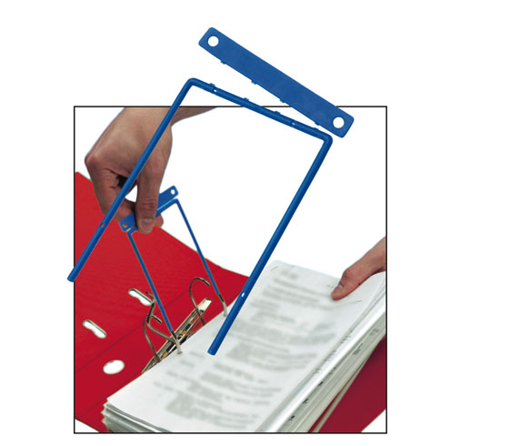 Arkistohaarukka F-binder sininen 8 cm /100