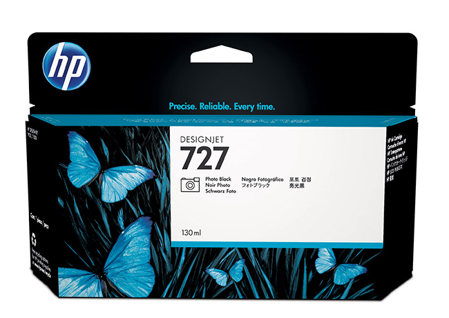 HP B3P23A CARTR. #727 PHOTO BLACK 130ML