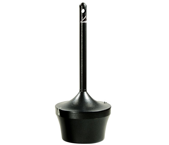 Tuhka-astia Rubbermaid Aladdin musta