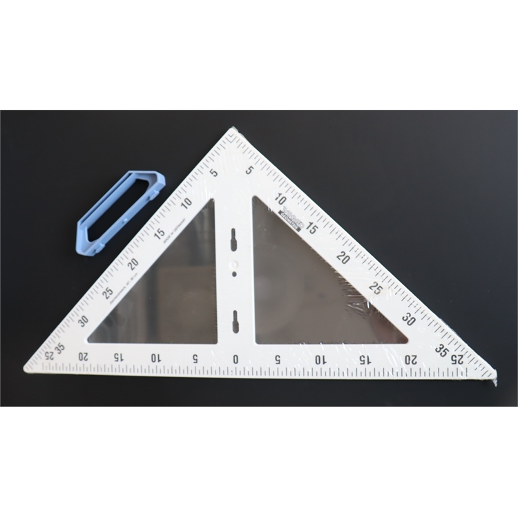 Taulukolmio 45/90 astetta 60 cm muovi