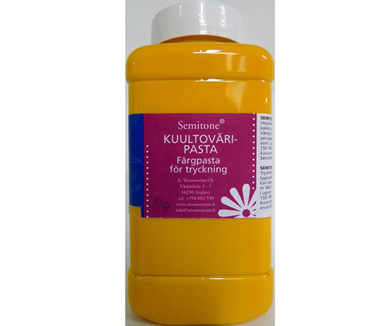 Kuultoväripasta Wennström Semitone 1 kg keltainen
