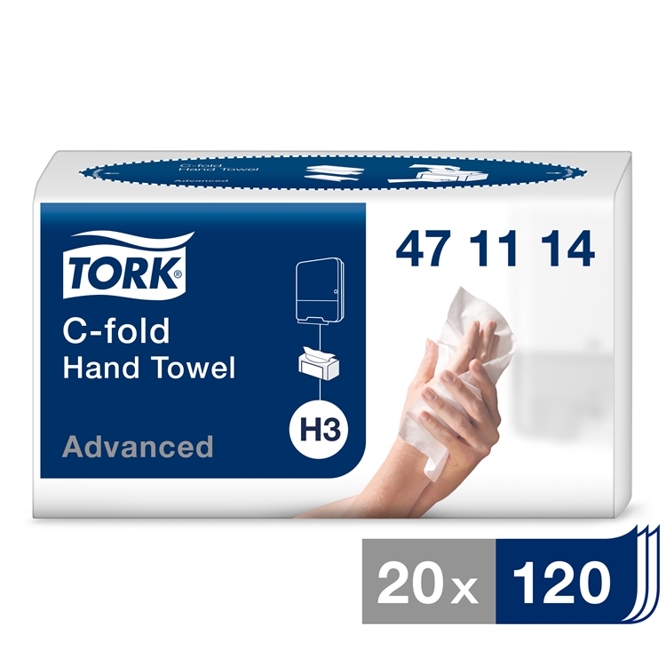Käsipyyhe Tork C-Fold H3 2-krt 20 kpl 471114