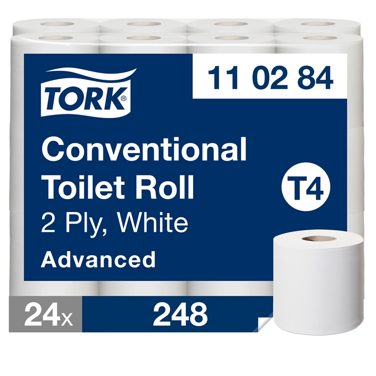 Wc-paperi Tork Advanced T4 2-krt valkoinen 24 rll 110284