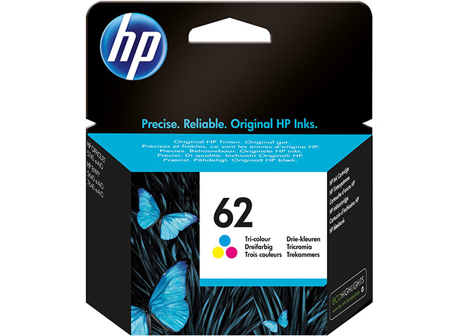Mustesuihkuväripatruuna HP C2P06AE #62 3-väriä