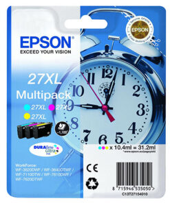 EPSON C13T27154012 VÄRIP. C/M/Y 27XL