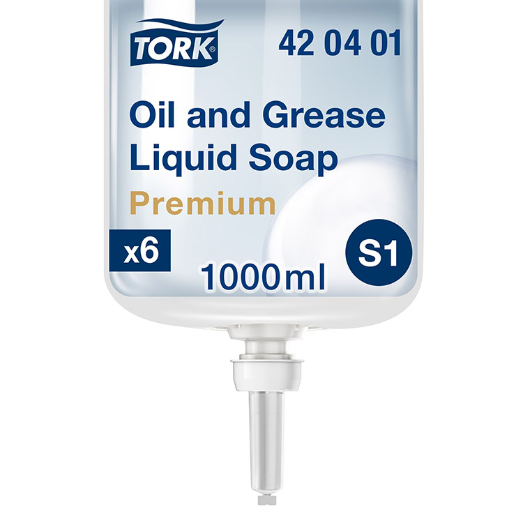 Nestesaippua teollisuuteen Tork 420401 S1 1L /6