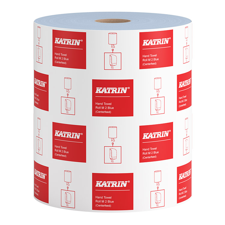 Vetopyyhe Katrin M 2-krt sininen 6 kpl 464414