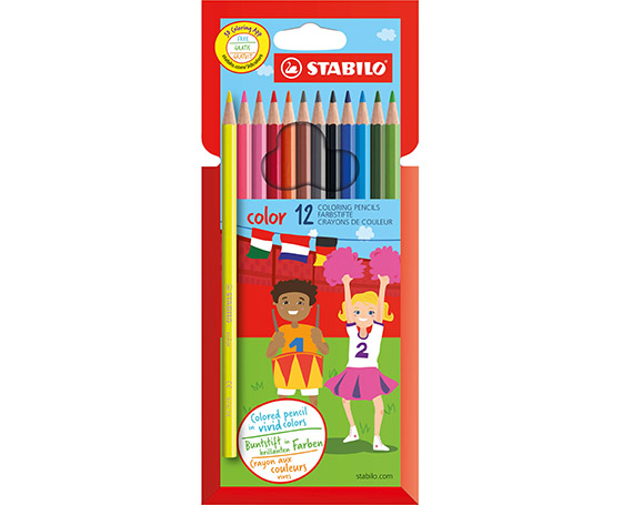 Värikynä STABILO Color värilajitelma /12