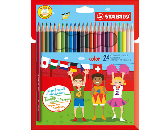 Värikynä STABILO Color värilajitelma /24