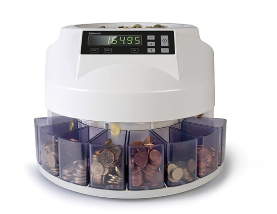 Kolikkolaskuri/lajittelija Safescan 1250