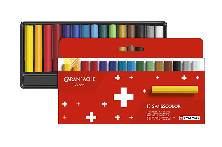 Vahaliitu Caran D'Ache Swisscolor värilajitelma /15