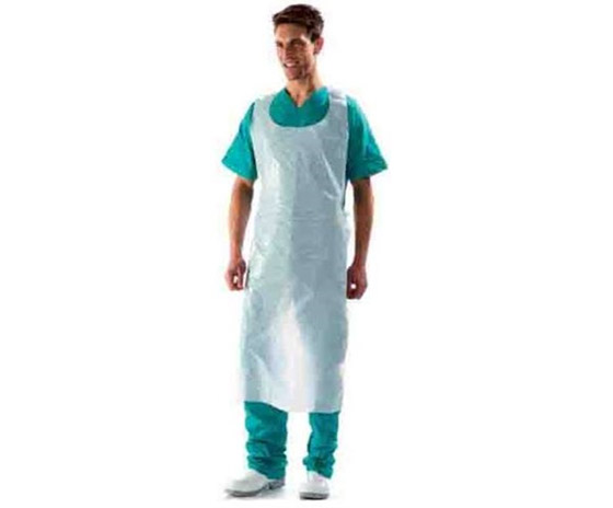 Esiliina Sir Polietil Tunic valkoinen PE 81 x 135 cm /50