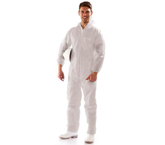 Kertakäyttöhaalari Sir Polifilm Coverall valkoinen PP XXL