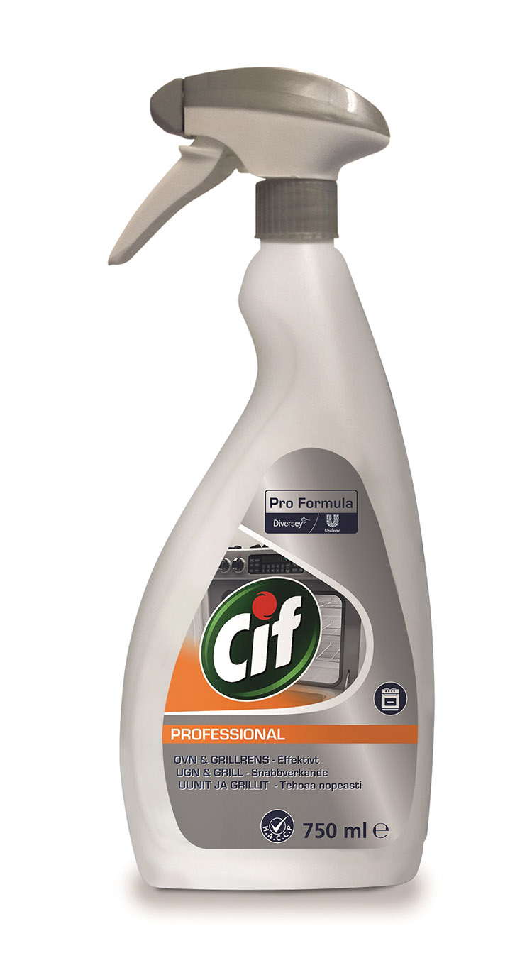Uunin- ja grillinpuhdistusaine Cif Professional 750 ml