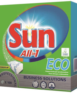 Astianpesuainetabletti Sun Pro Formula All-in-1 Eco 100 kpl