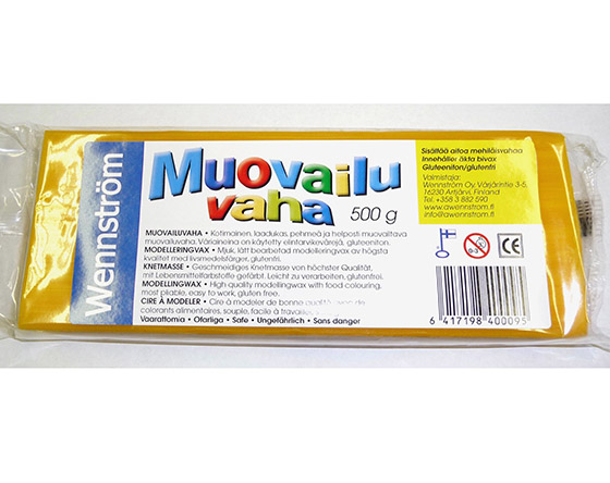 Muovailuvaha Wennström 500 g keltainen