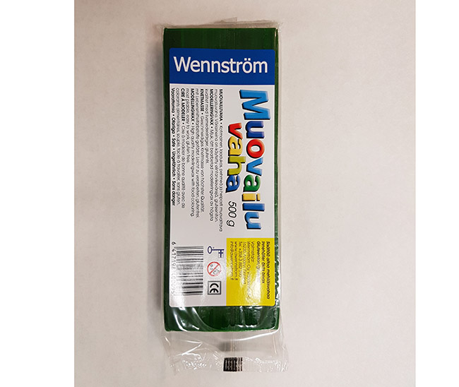 Muovailuvaha Wennström 500 g vihreä