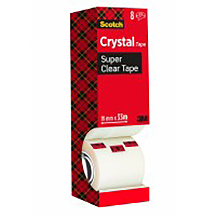 Yleisteippi Scotch Crystal Tape 19 mm x 33 m /8