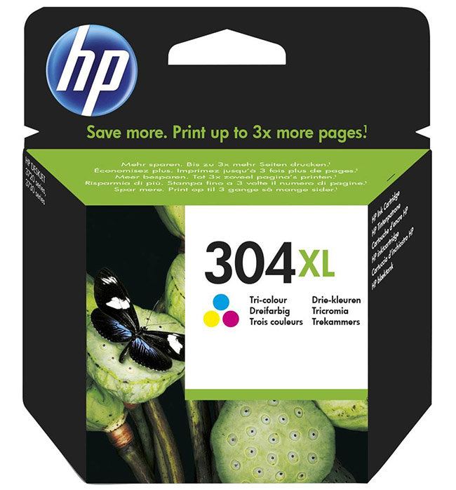 HP N9K07AE TRI-COLORINK 304XL
