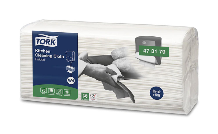 Puhdistusliina Tork keittiöihin 473179 W4 75 arkkia