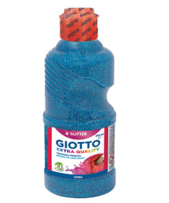 Askarteluväri Giotto Glitter Paint sininen 250 ml