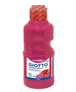 Askarteluväri Giotto Glitter Paint vadelma 250 ml