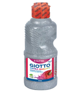 Askarteluväri Giotto Glitter Paint hopea 250 ml