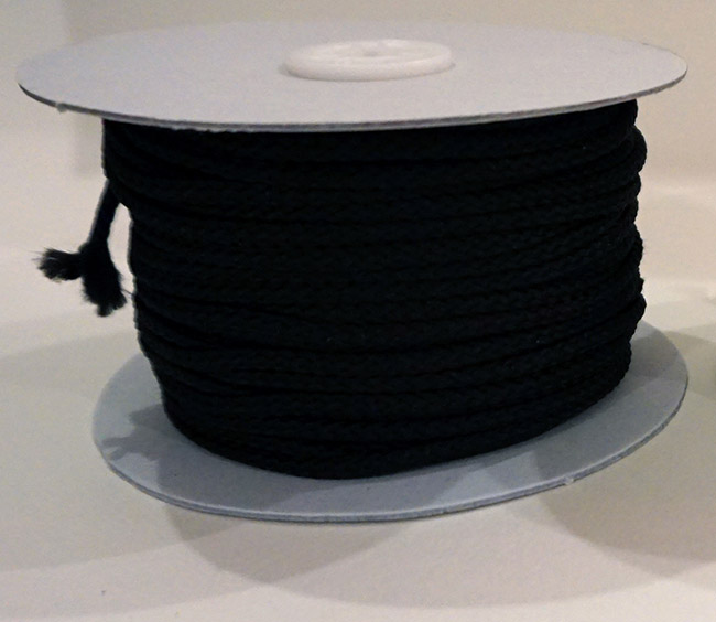 Anorakin nyöri Prym 4 mm x 50 m musta