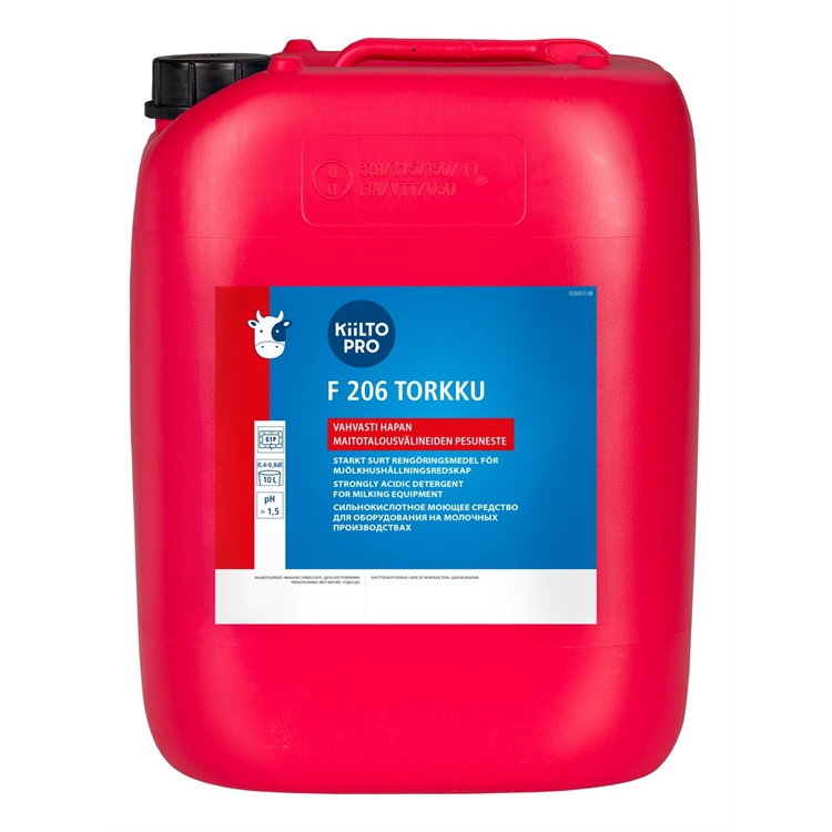 Vahvasti hapan pesuaine Kiilto Pro F 206 Torkku 20L