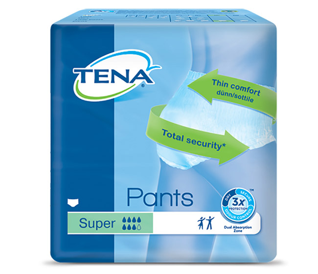 Inkohousut TENA ProSkin Pants Super M