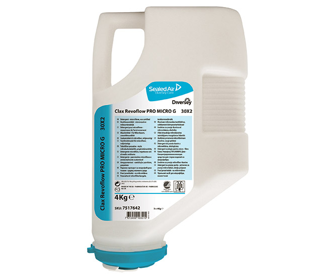 Tekstiilien pesuaine Clax Revoflow Pro Micro G 4 kg