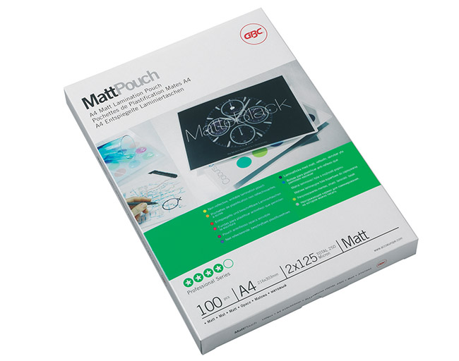 Laminointitasku GBC A4 125 mic matta /100