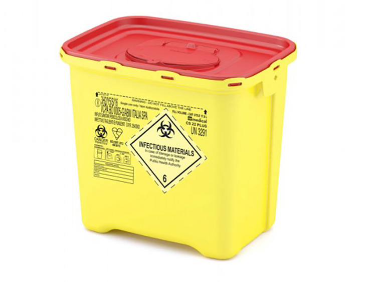 Riskijäteastia AP Medical CS PLUS 22L