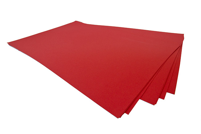 Piirustuspaperi A4/100 punainen 120G