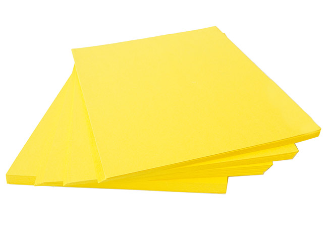 Piirustuspaperi A4/100 keltainen 120G