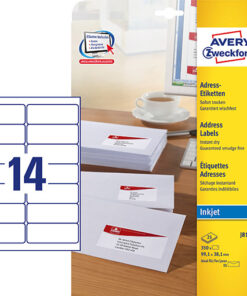 Osoitetarra Avery J8163-25 99,1 x 38,1 mm /350