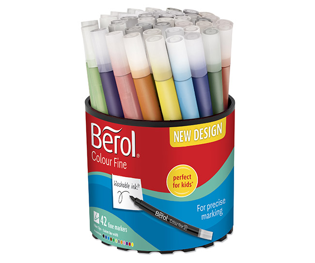 Huopakynä Berol Colour Fine värilajitelma /42