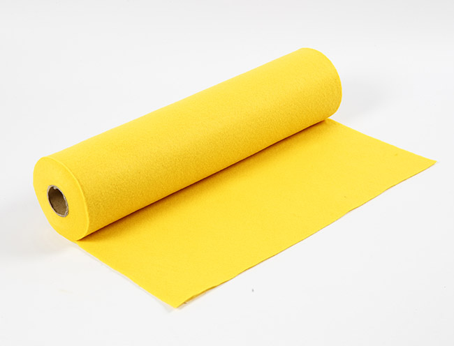 Askarteluhuopa polyesteri 45 cm x 5 m 180-200G keltainen